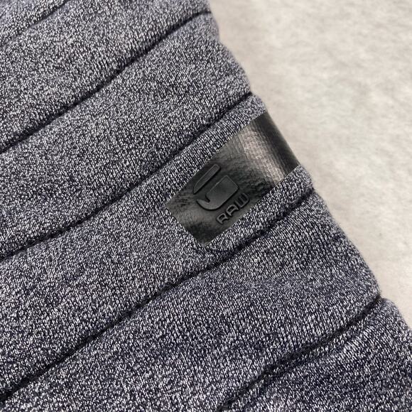 G Star Raw Mens L Odiron Suzaki Hooded Full Zip Grey Sweater - Picture 4 of 8